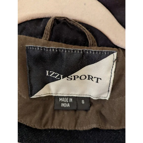 Izzi Sport Coat Womens Small Brown with Detachable Lining & Hood - Picture 7 of 10